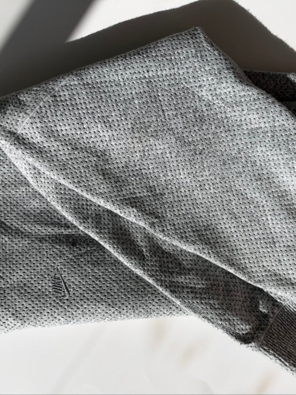 Nike Tech Pack Therma-FIT ADV Crewneck Sweatshirt Gray Perforated Size M